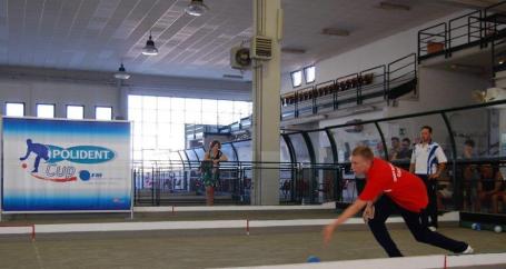 un'azione di gioco del vincitore della tappa di Cecina della Polident Cup (2)