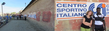 petanque gioco e coppia vincitrice