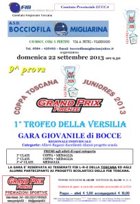 Trofeo della Versilia Coppa Toscana juniores