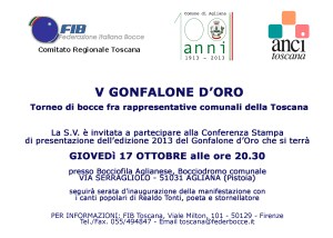 Invito conferenza stampa Gonfalone 2013