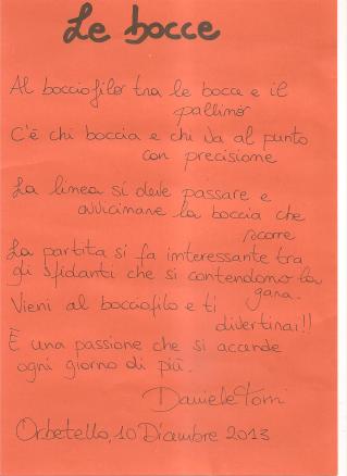 la poesia sulle bocce di un utente della manifestazione (2)