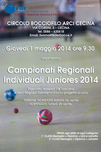 Campionati regionali Juniores 2014 Cecina