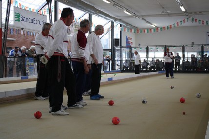 foto di repertorio dei campionati regionali di bocce