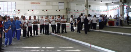 panoramica degli atleti