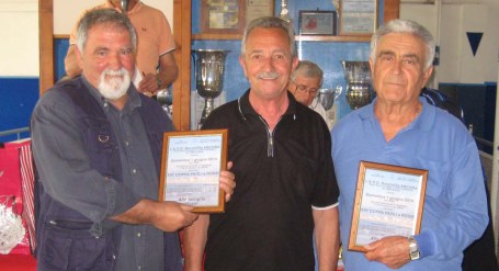 Un momento della premiazione alla 31a Rossi e Paoli