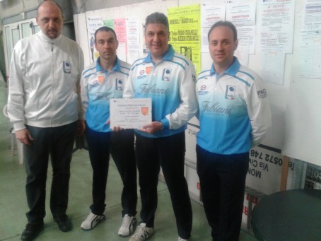 Pacella, Conforti e Vaiani di Pieve a Nievole insieme a Yari Barbato