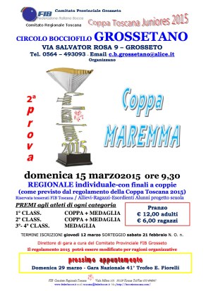 15 03 2015 manifesto grossetano