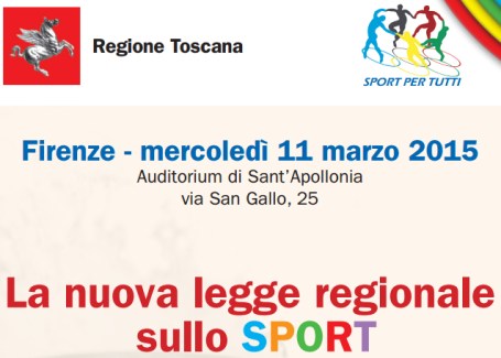 Legge regionale sport 2015