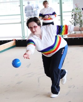 Elisa Luccarini in una foto di Federbocce.it