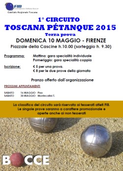 Petanque alle cascine terza prova