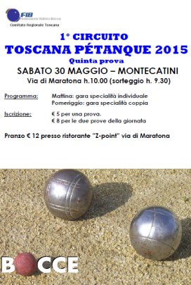 Petanque Toscana 5a prova immagine piccola