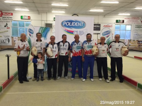 Tutti i vincitori (4 coppie, 2 persone per categoria)