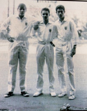 I “Ragazzi di via Paisiello” in una immagine degli anni '50