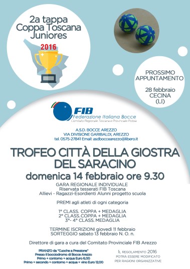 Coppa Toscana 2016 seconda prova