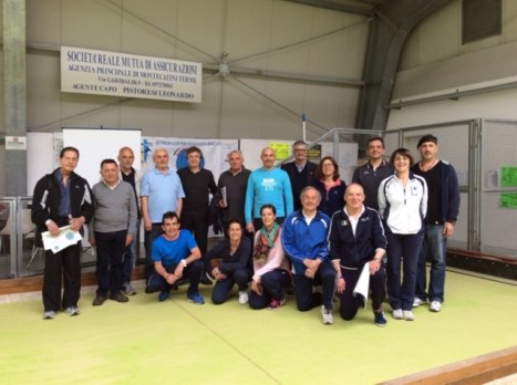 Gruppo del Corso educatori sportivi scolastici 2016 a Pieve a Nievole