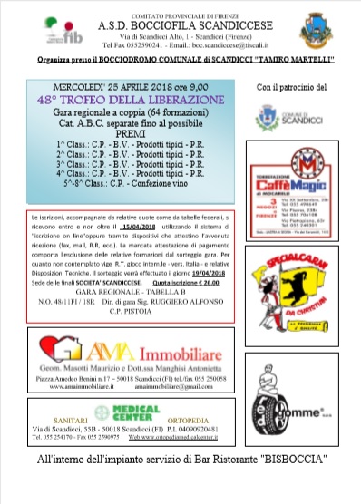 48 Trofeo Liberazione Scandicci 25 aprile