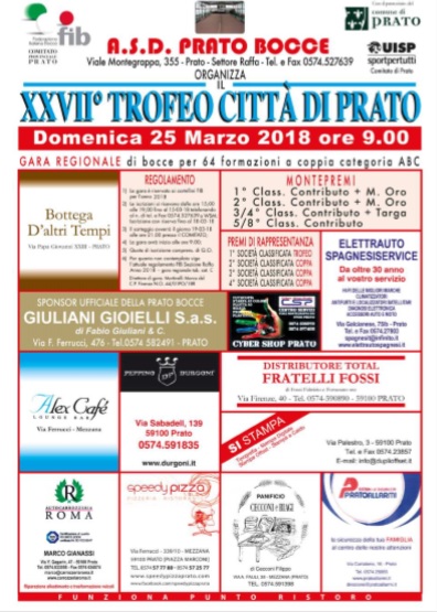 Trofeo Citta di Prato 25 marzo