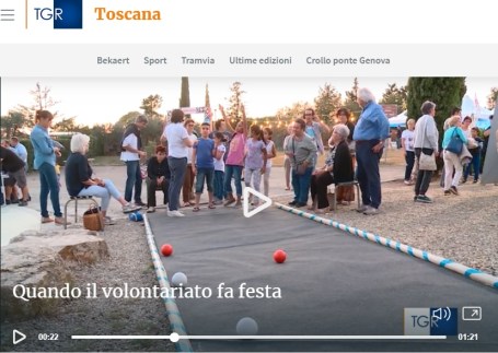 Bocce alla Festa del Volontariato di San Casciano TGR Toscana.jpg