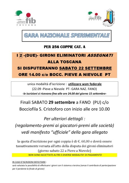 Manifesto Gara Nazionale FANO-001