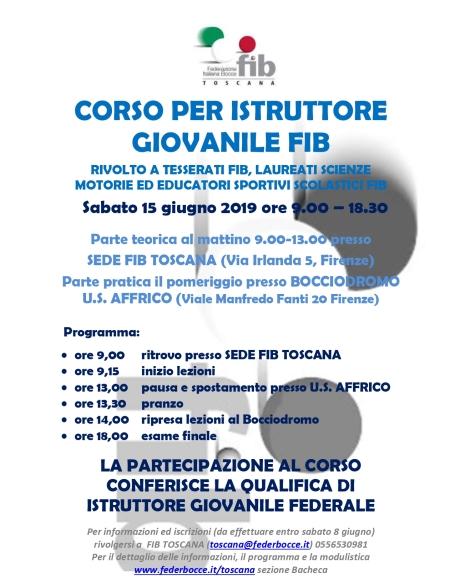 22 05 2019 - Volantino Corso Istruttore Giovanile FIB Toscana_page-0001
